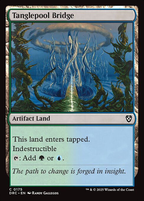 2025 Aetherdrift Commander Tanglepool Bridge #175 card