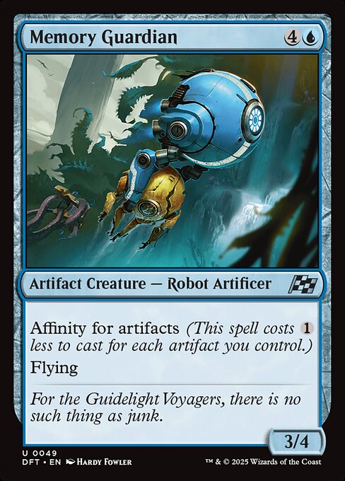 2025 Aetherdrift Memory Guardian #49 card