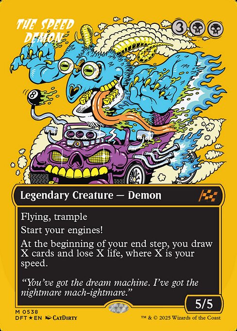 2025 Aetherdrift The Speed Demon #105 card