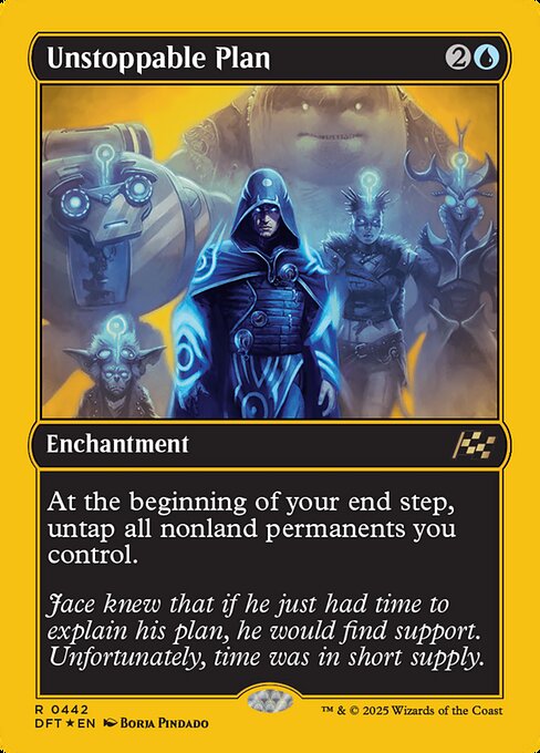 2025 Aetherdrift Unstoppable Plan #72 card