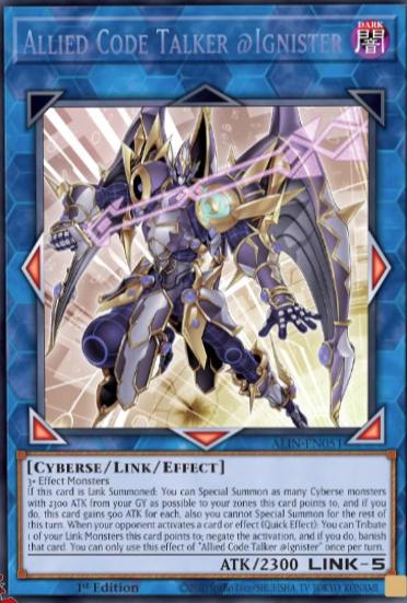 2025 Alliance Insight Allied Code Talker Ignister #ALIN-EN051 card