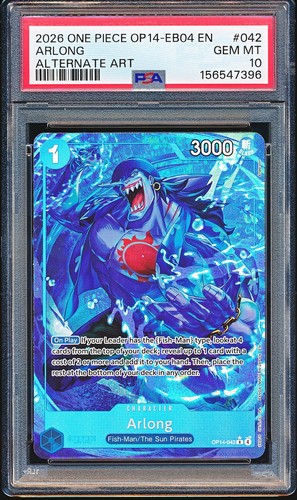 2025 Azure Sea's Seven Arlong [Alternate Art] #OP14-042 card
