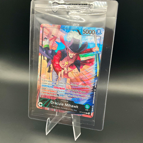 2025 Azure Sea's Seven Dracule Mihawk #OP14-020 card