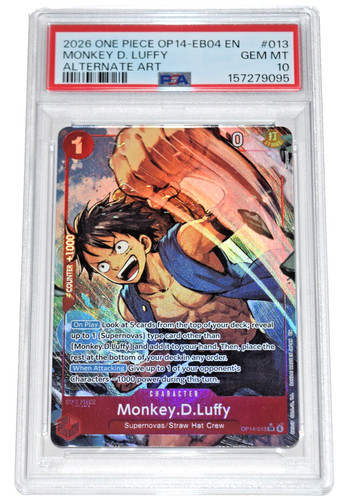 2025 Azure Sea's Seven Monkey.D.Luffy [Alternate Art] #OP14-013 card