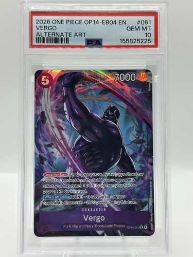 2025 Azure Sea's Seven Vergo [Alternate Art] #OP14-061 card