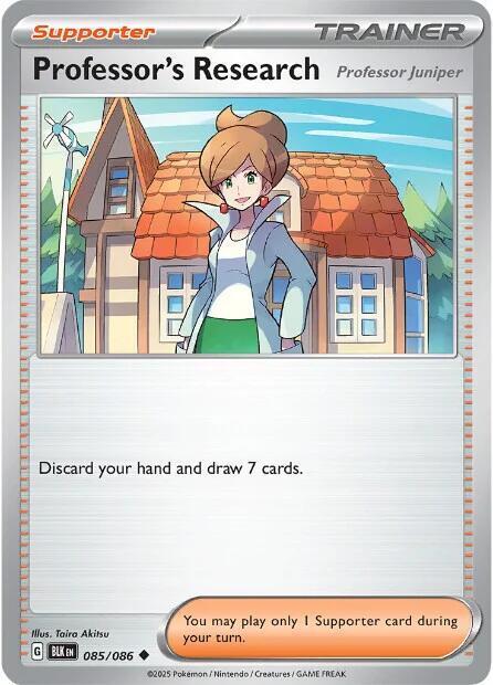 2025 Black Bolt Professor's Research: Professor Juniper #85 card