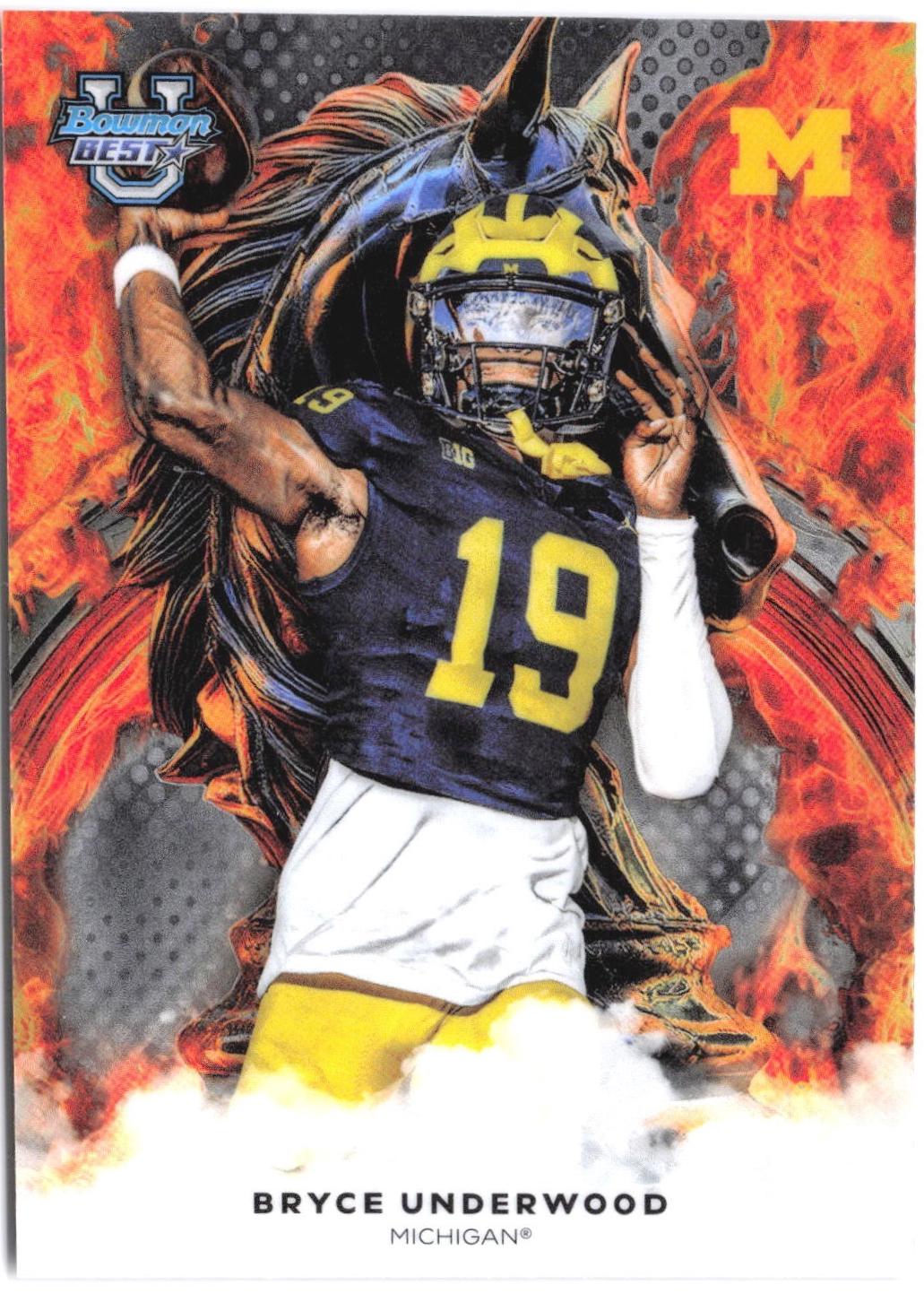 2025 Bowman Best University Workhorse Bryce Underwood #W-24 card