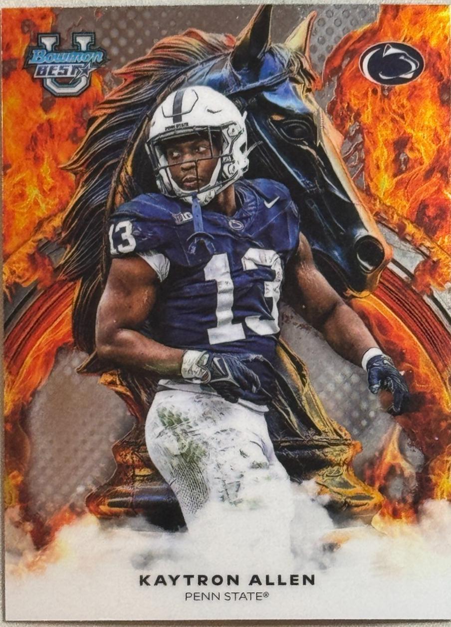 2025 Bowman Best University Workhorse Kaytron Allen #W-21 card