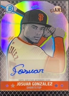 2025 Bowman Chrome Ascensions Autograph Josuar Gonzalez #BAA-JG card
