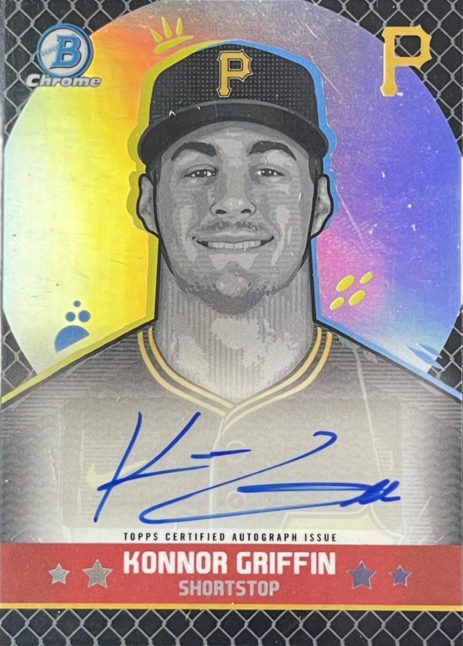 2025 Bowman Chrome Ascensions Autograph Konnor Griffin #BAA-KG card