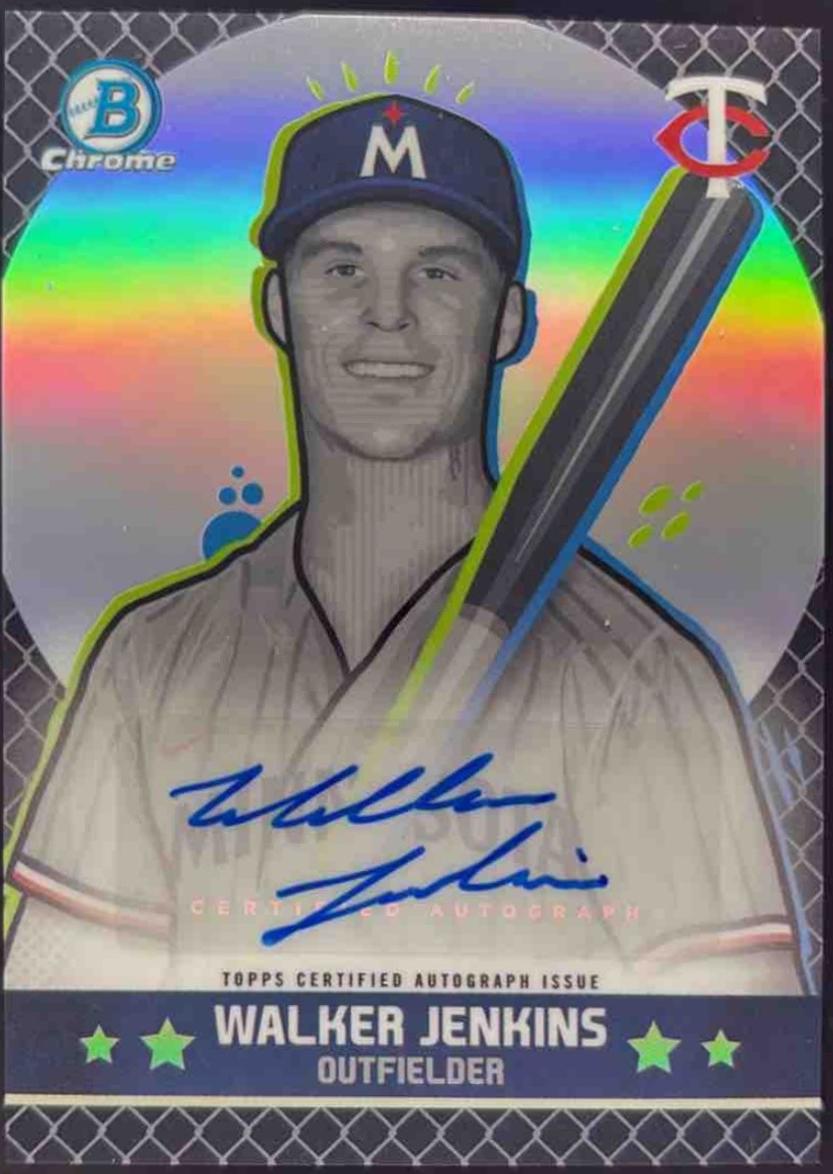 2025 Bowman Chrome Ascensions Autograph Walker Jenkins #BAA-WJ card