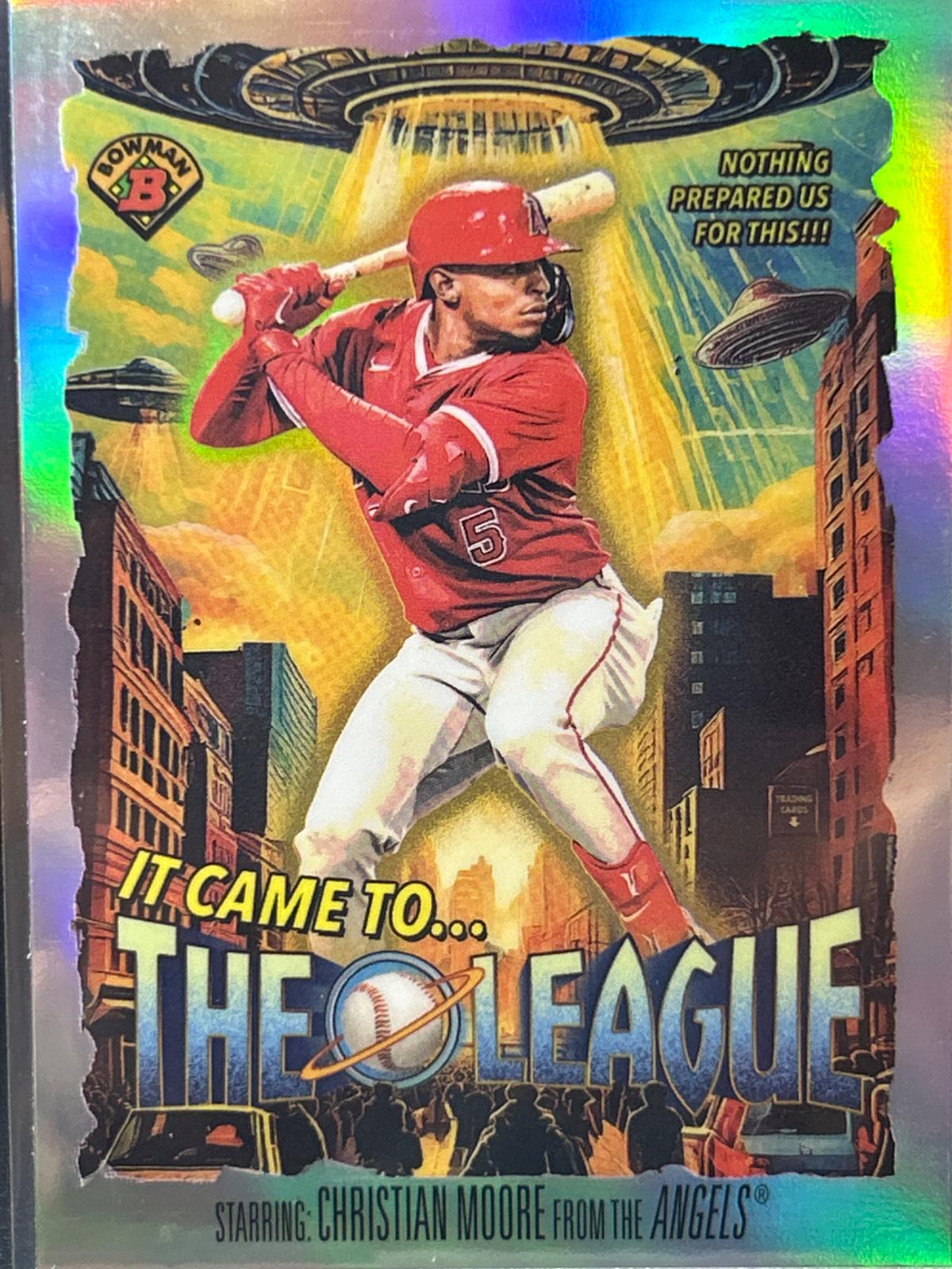 2025 Bowman Chrome It Came to the League Christian Moore #IT-6 card