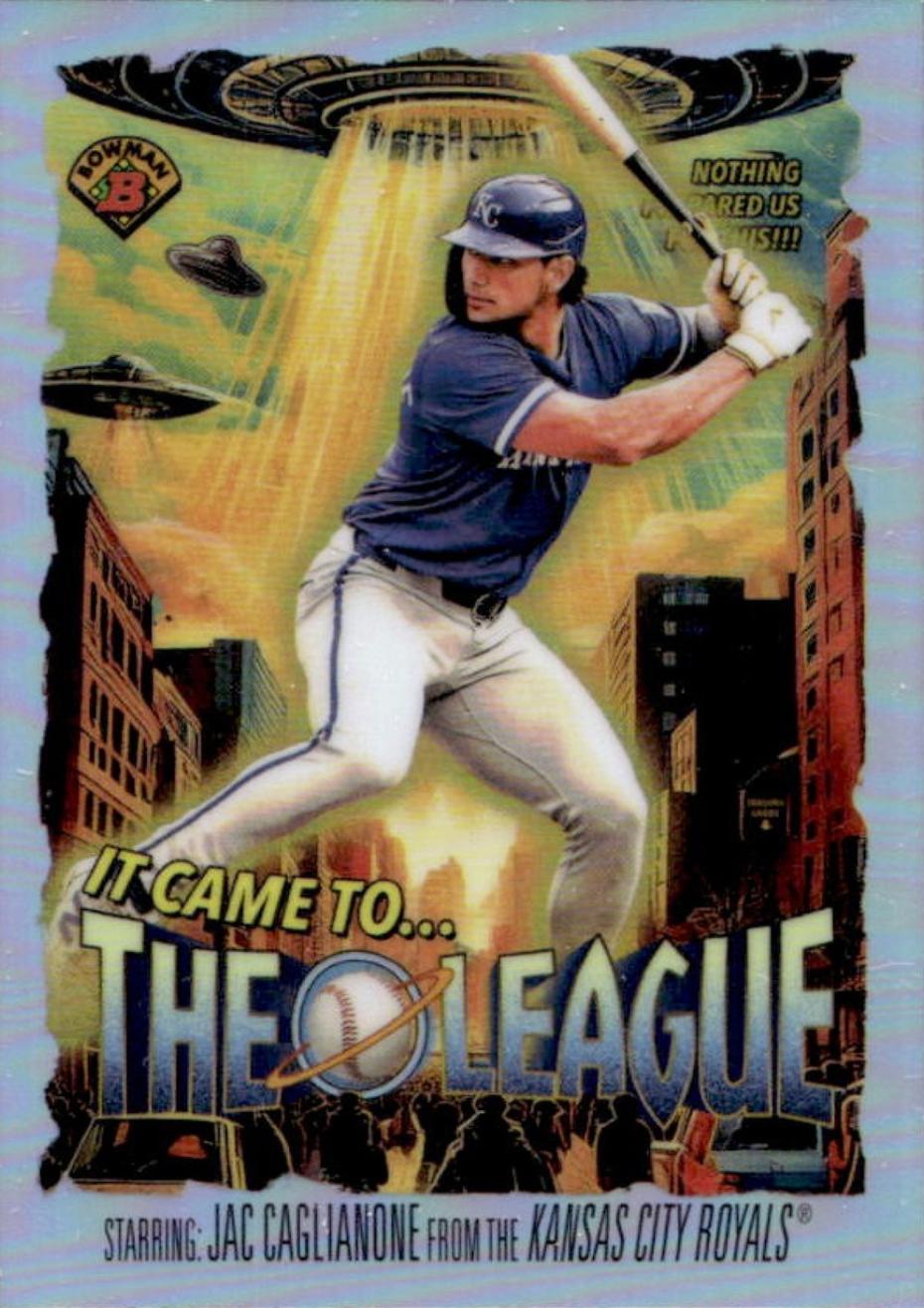 2025 Bowman Chrome It Came to the League Jac Caglianone #IT-4 card