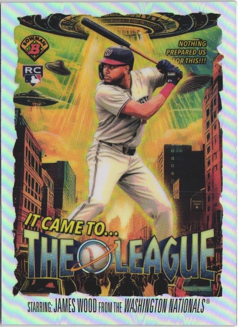 2025 Bowman Chrome It Came to the League James Wood #IT-15 card