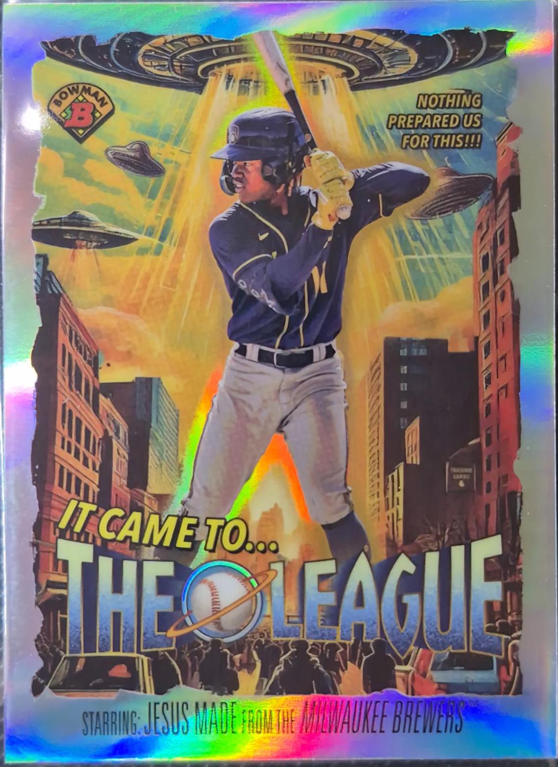 2025 Bowman Chrome It Came to the League Jesus Made #IT-14 card