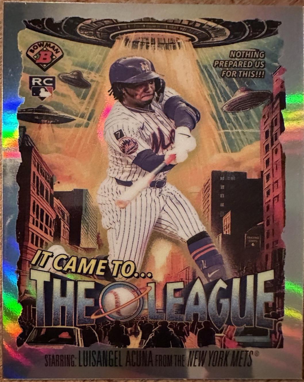 2025 Bowman Chrome It Came to the League Luisangel Acuna #IT-18 card