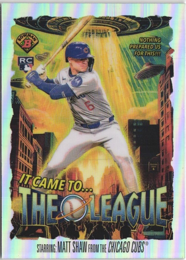 2025 Bowman Chrome It Came to the League Matt Shaw #IT-11 card