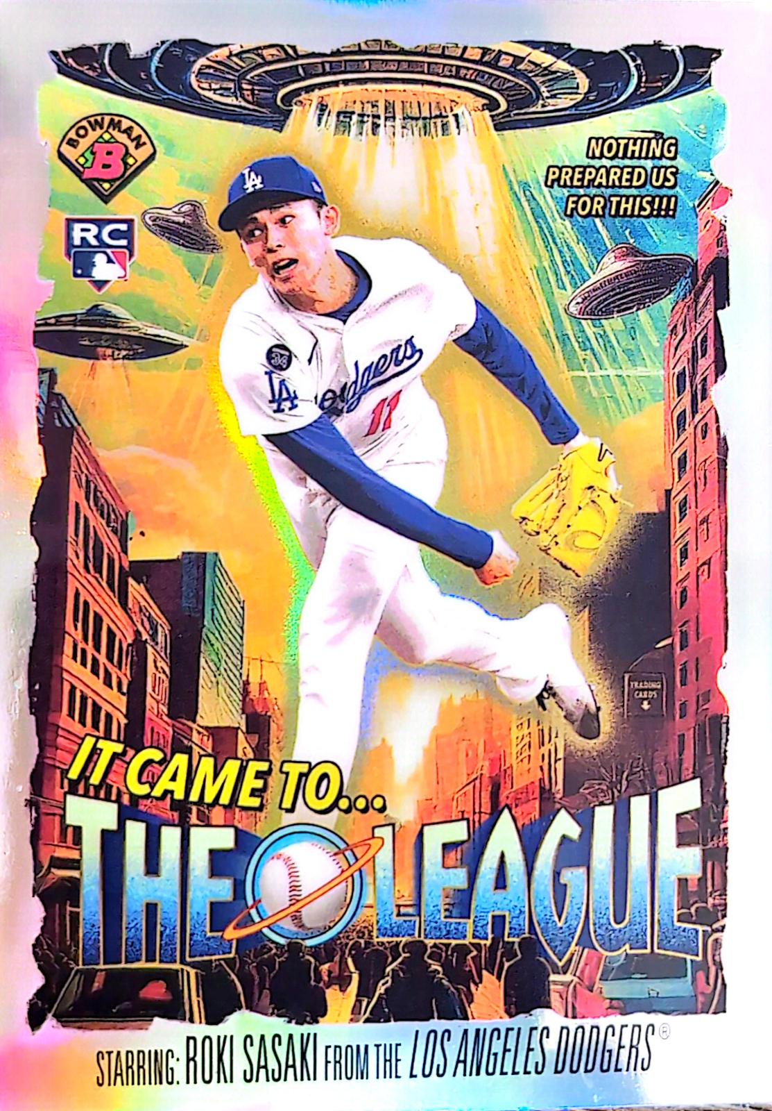 2025 Bowman Chrome It Came to the League Roki Sasaki #IT-5 card