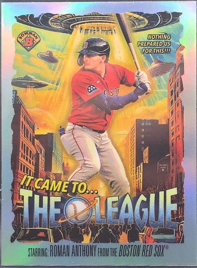 2025 Bowman Chrome It Came to the League Roman Anthony [Orange Refractor] #IT-19 card