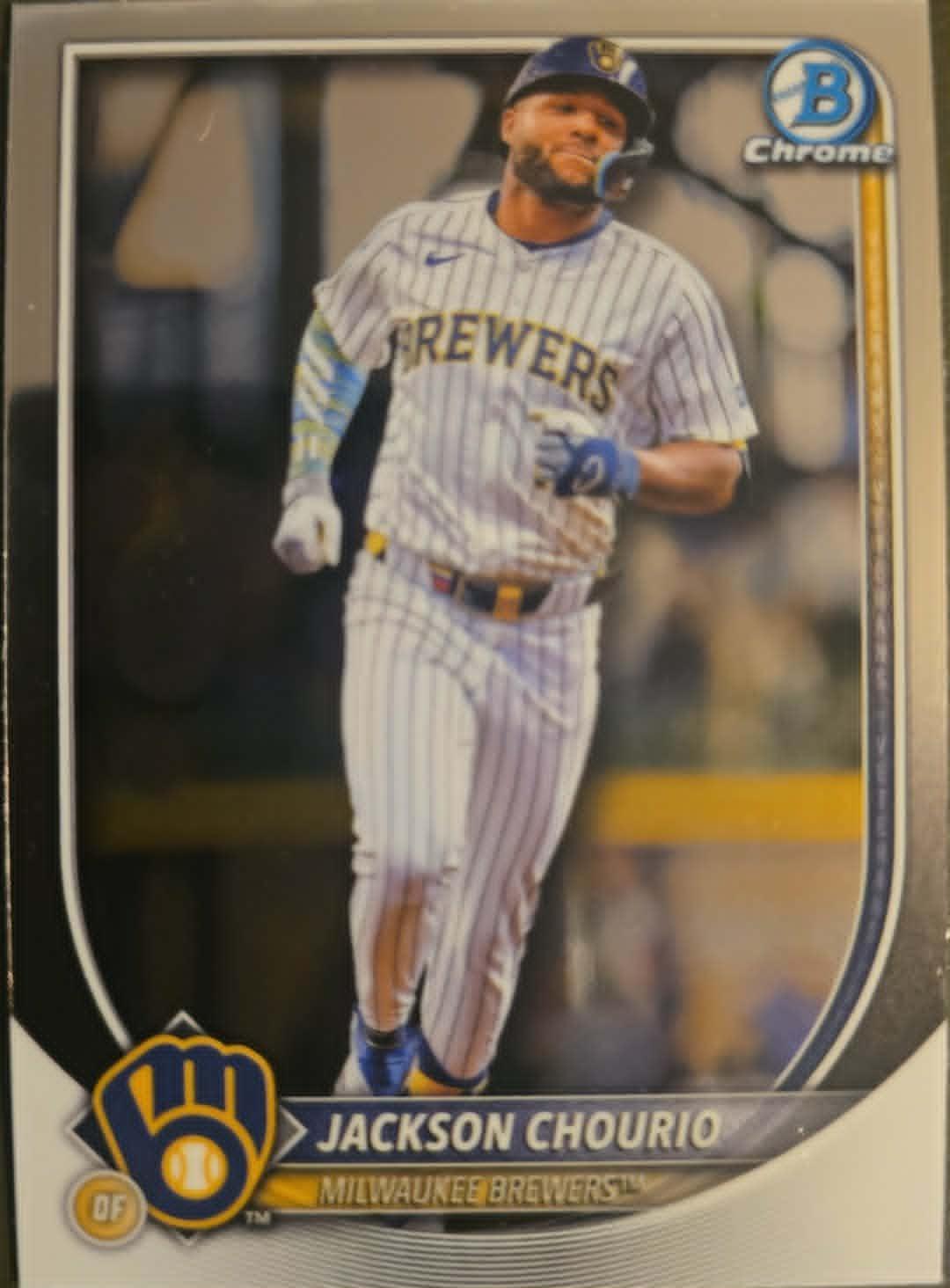 2025 Bowman Chrome Jackson Chourio #40 card