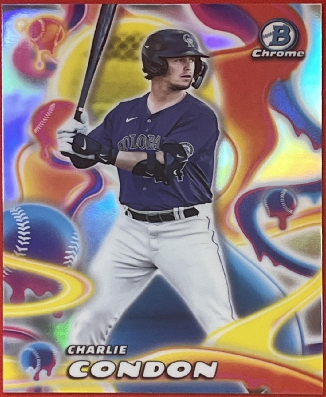 2025 Bowman Chrome Melt Mashers Charlie Condon #MM-11 card