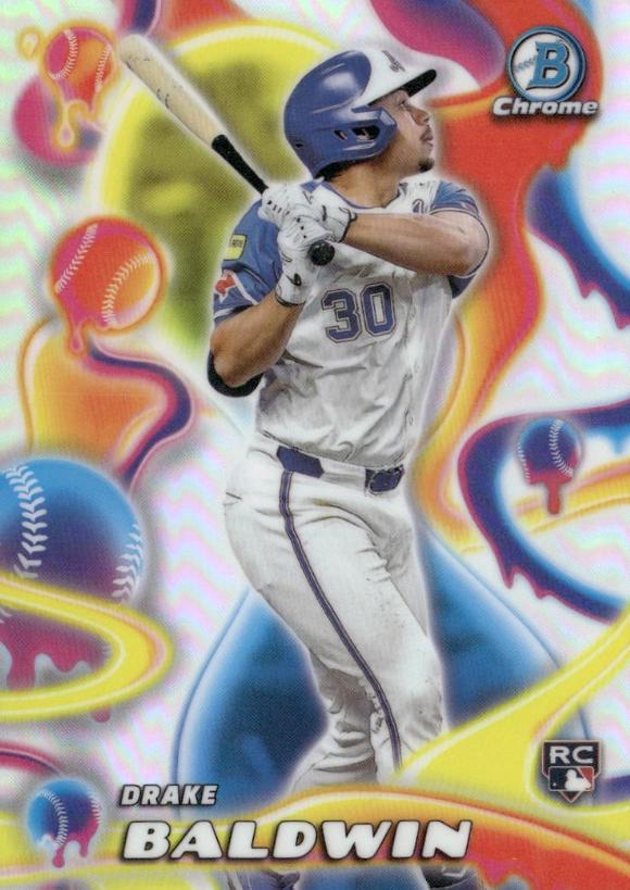 2025 Bowman Chrome Melt Mashers Drake Baldwin #MM-19 card