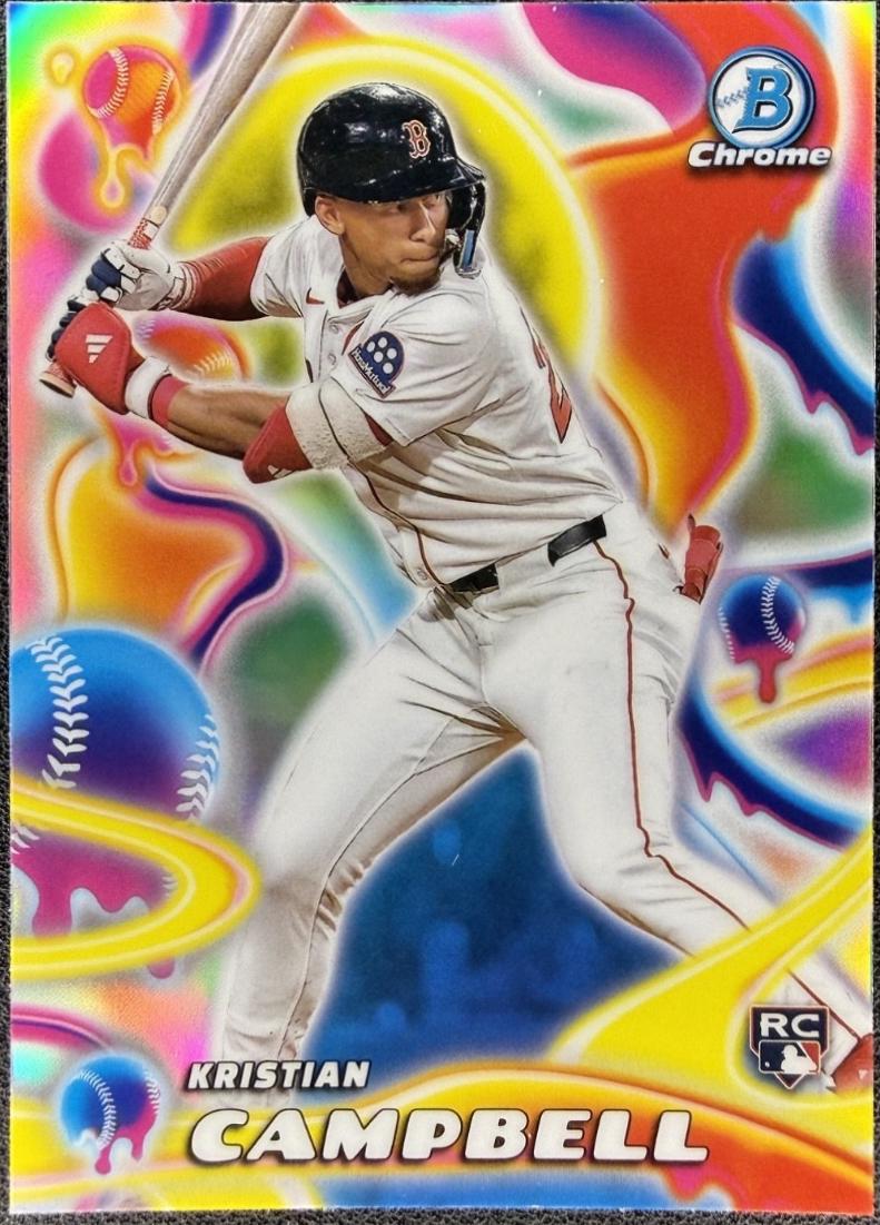 2025 Bowman Chrome Melt Mashers Kristian Campbell #MM-2 card