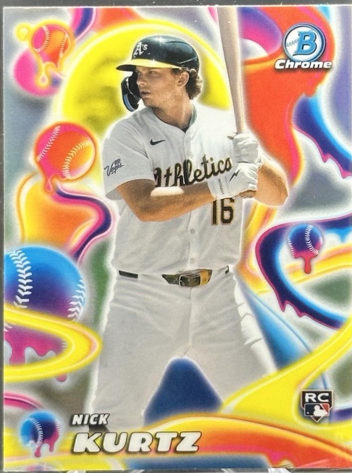 2025 Bowman Chrome Melt Mashers Nick Kurtz #MM-25 card
