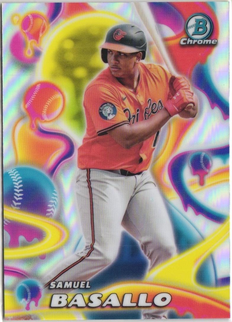 2025 Bowman Chrome Melt Mashers Samuel Basallo #MM-12 card