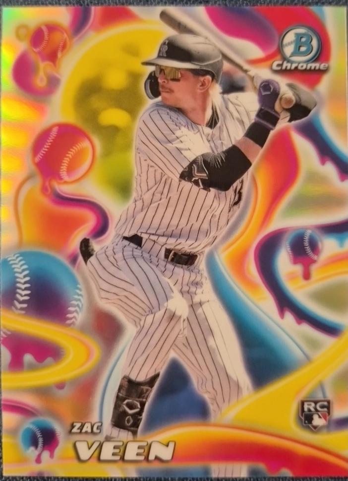 2025 Bowman Chrome Melt Mashers Zac Veen #MM-10 card