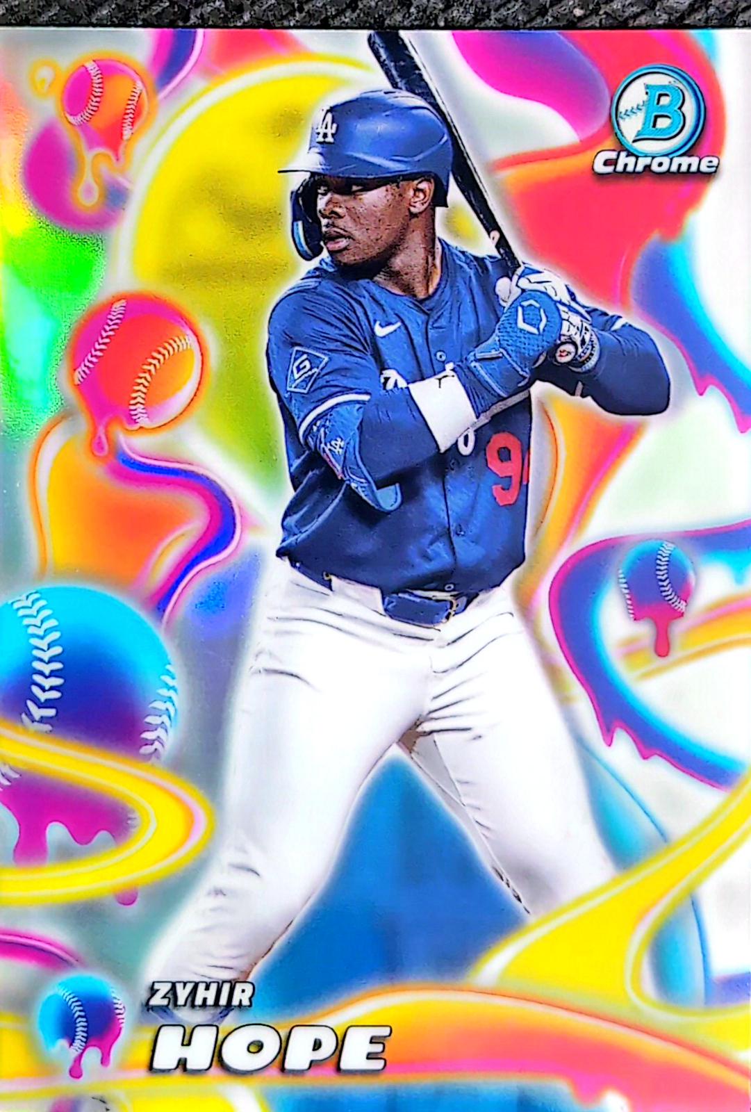 2025 Bowman Chrome Melt Mashers Zyhir Hope #MM-23 card