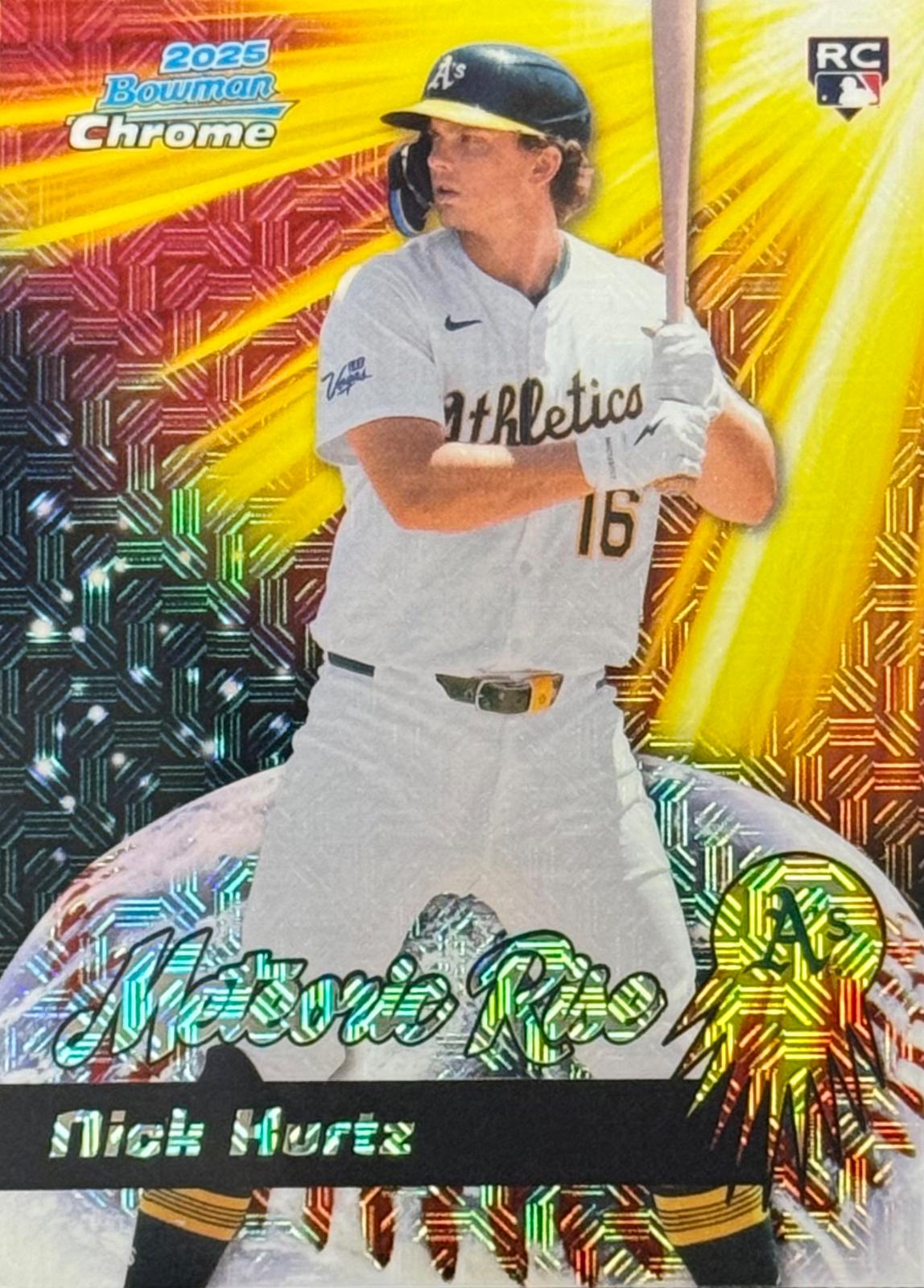 2025 Bowman Chrome Meteoric Rise Nick Kurtz [Mega] #MR-7 card