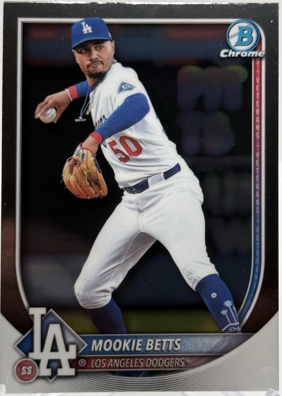 2025 Bowman Chrome Mookie Betts #26 card