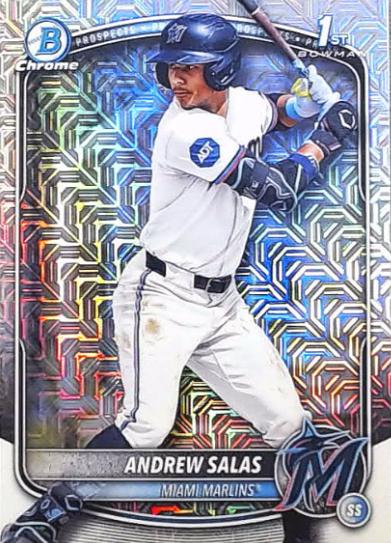 2025 Bowman Chrome Prospects Andrew Salas [Mojo] #BCP-156 card
