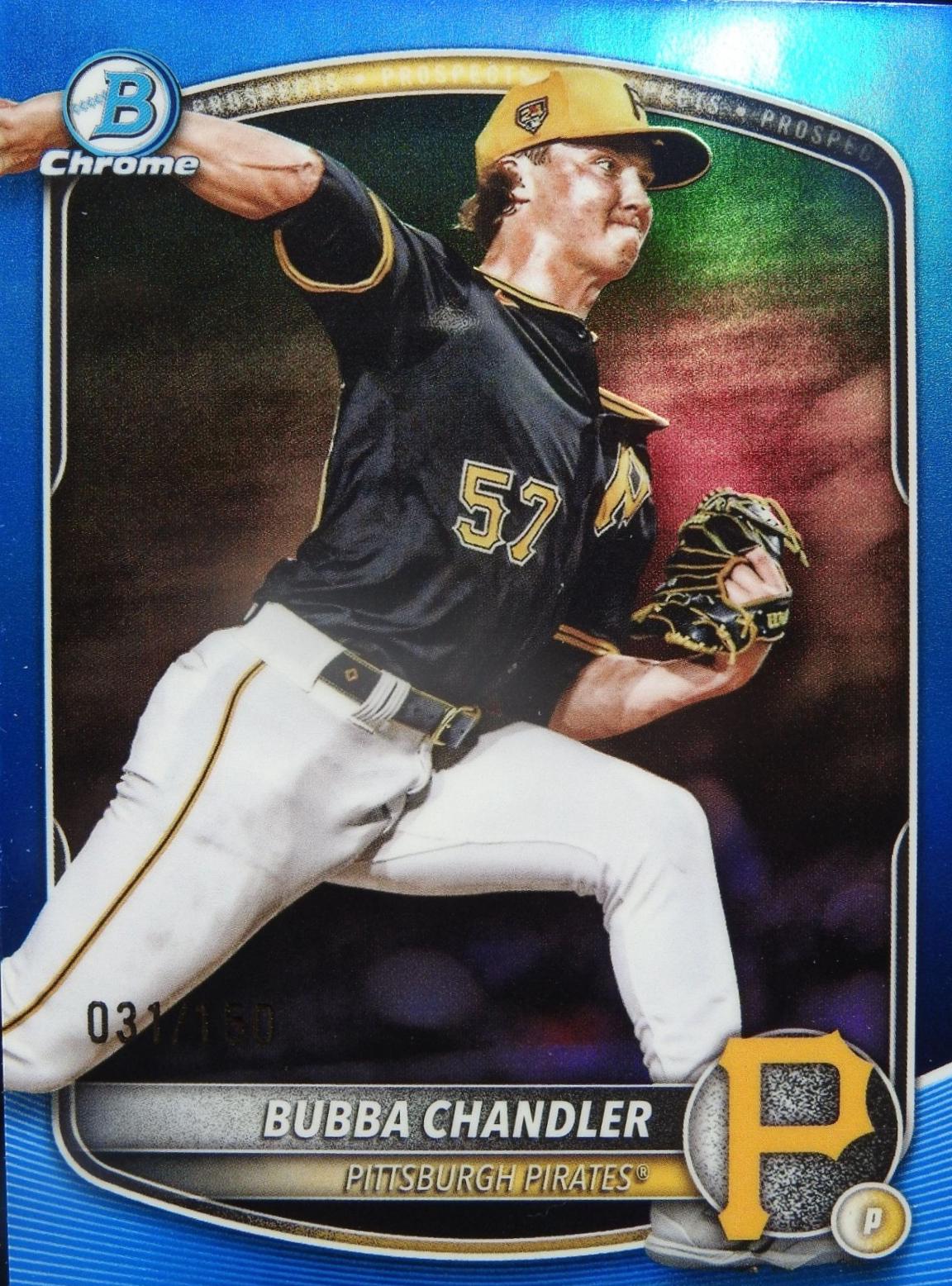 2025 Bowman Chrome Prospects Bubba Chandler [Blue] #BCP-171 card