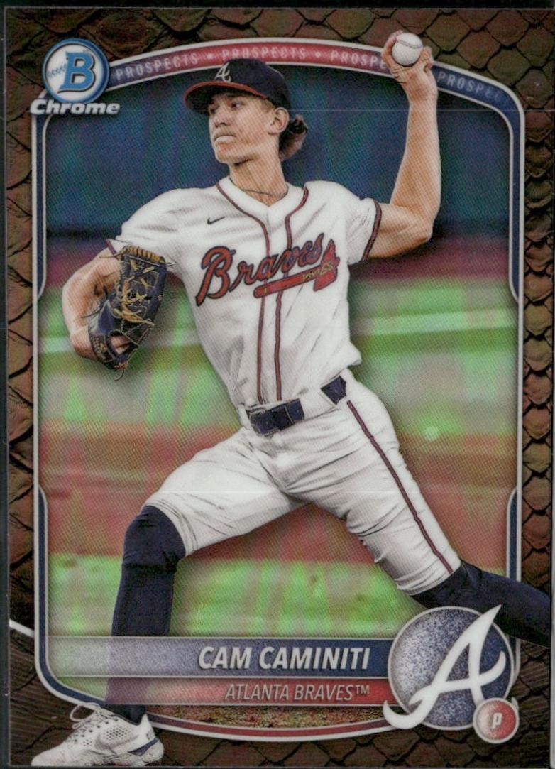 2025 Bowman Chrome Prospects Cam Caminiti [Reptilian] #BCP-46 card