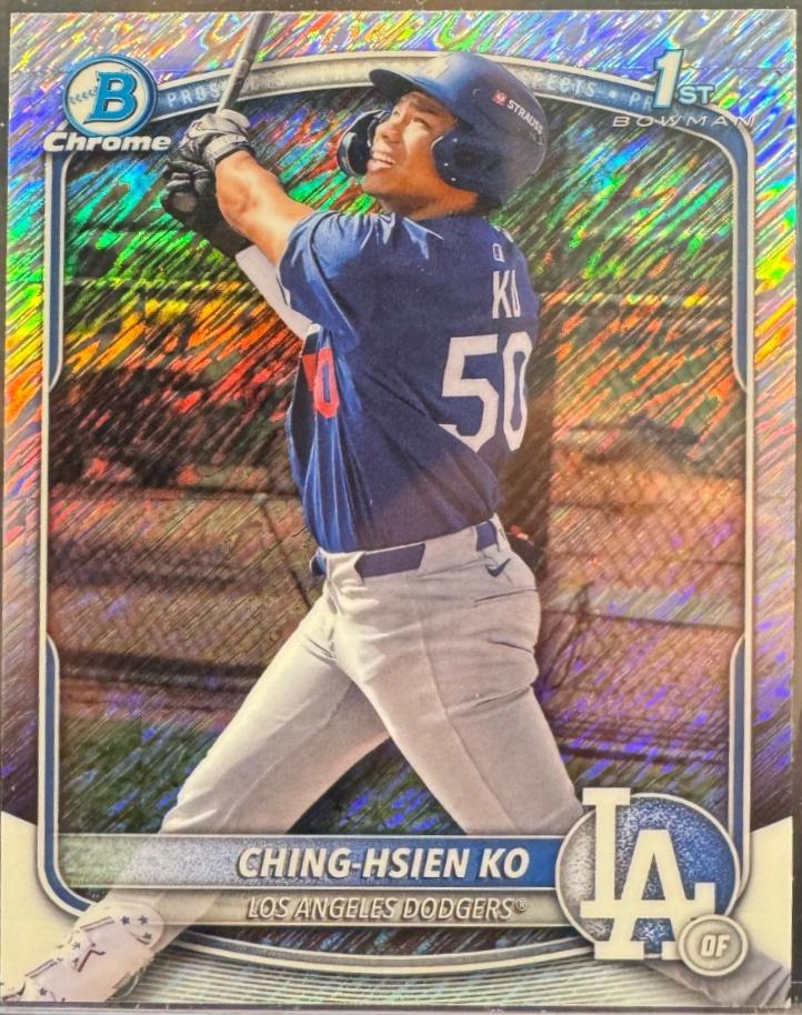 2025 Bowman Chrome Prospects Ching-Hsien Ko [Shimmer] #BCP-224 card