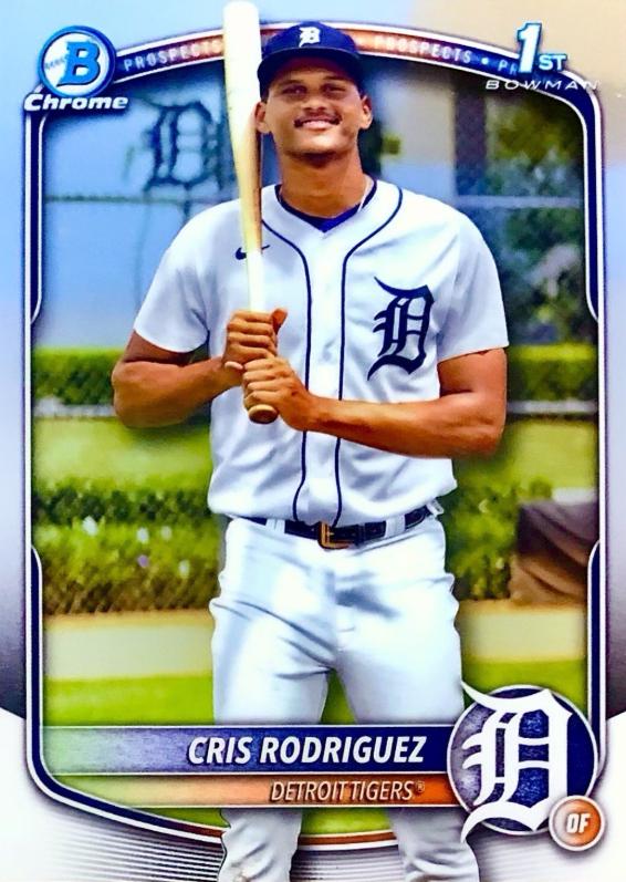 2025 Bowman Chrome Prospects Cris Rodriguez #BCP-250 card