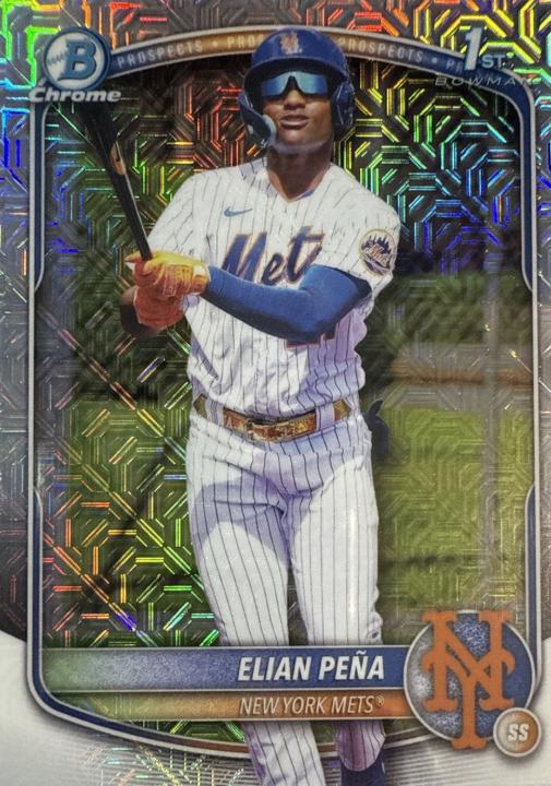 2025 Bowman Chrome Prospects Elian Pena [Mojo] #BCP-155 card