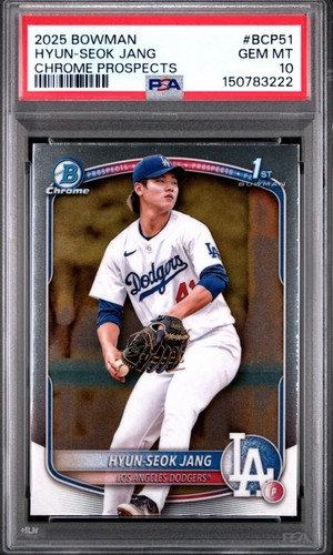 2025 Bowman Chrome Prospects Hyun-Seok Jang #BCP-51 card