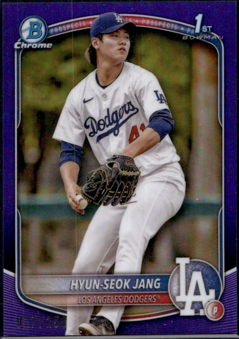 2025 Bowman Chrome Prospects Hyun-Seok Jang [Purple Refractor] #BCP-51 card