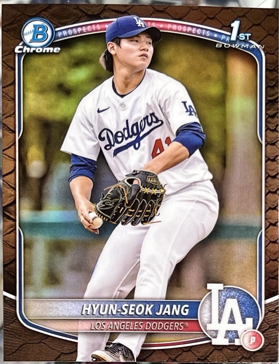2025 Bowman Chrome Prospects Hyun-Seok Jang [Reptilian] #BCP-51 card