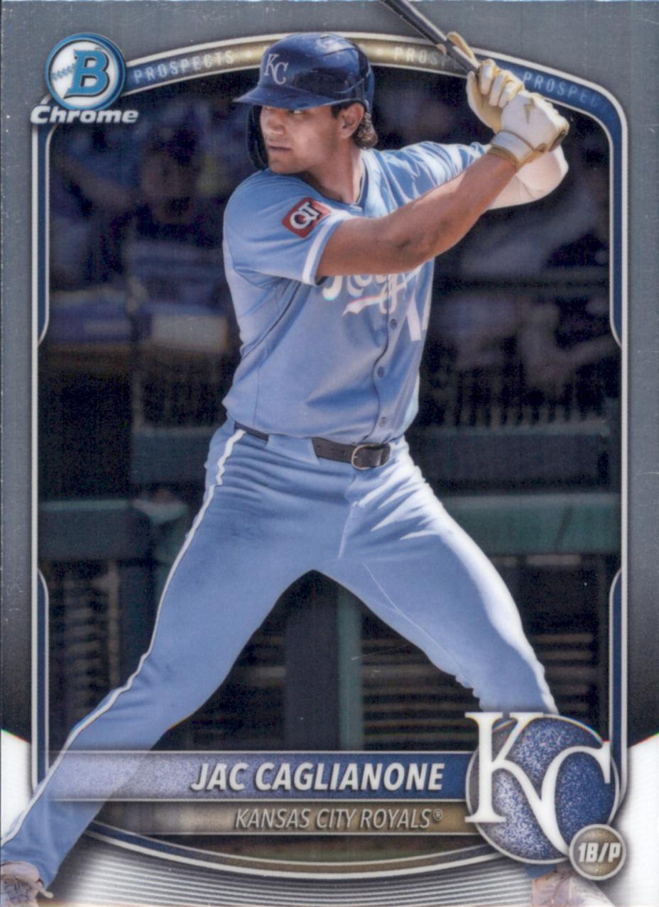 2025 Bowman Chrome Prospects Jac Caglianone #BCP-154 card