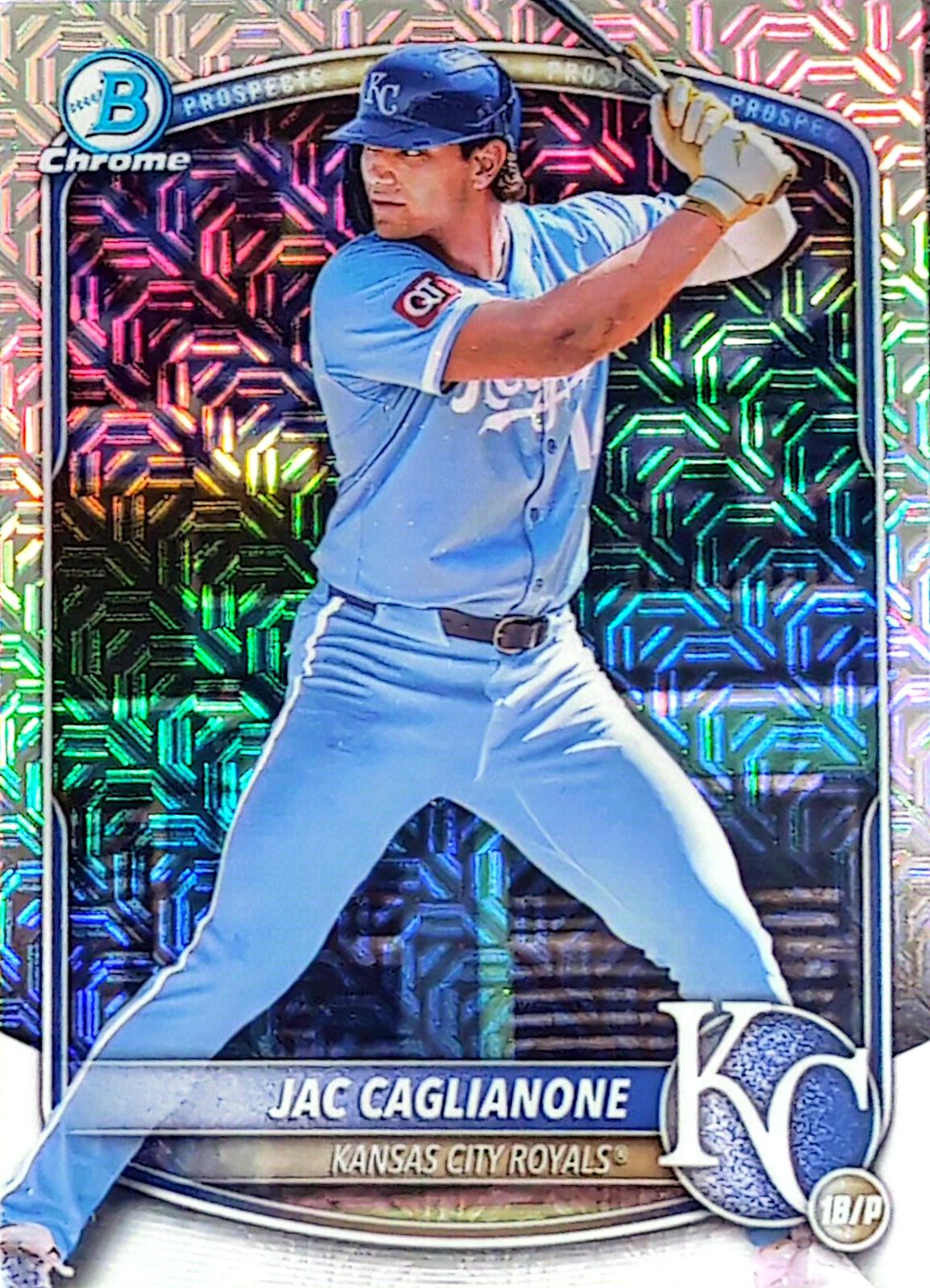 2025 Bowman Chrome Prospects Jac Caglianone [Mojo] #BCP-154 card