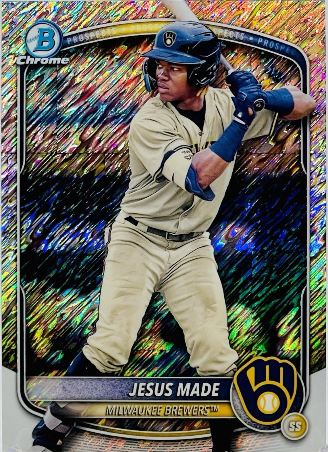 2025 Bowman Chrome Prospects Jesus Made [Shimmer] #BCP-245 card