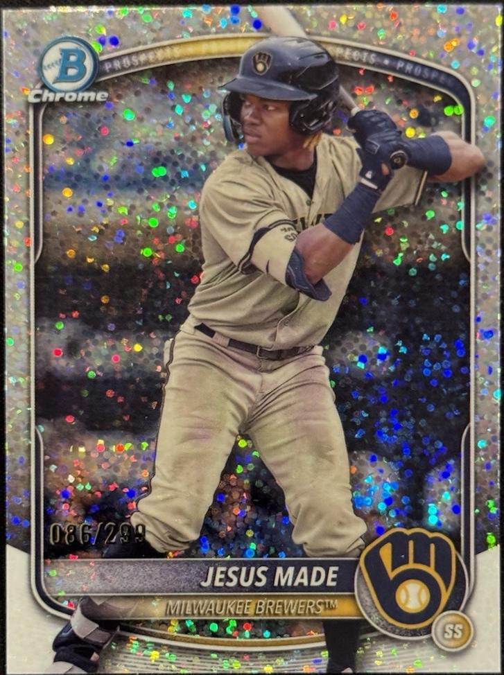2025 Bowman Chrome Prospects Jesus Made [Speckle] #BCP-245 card