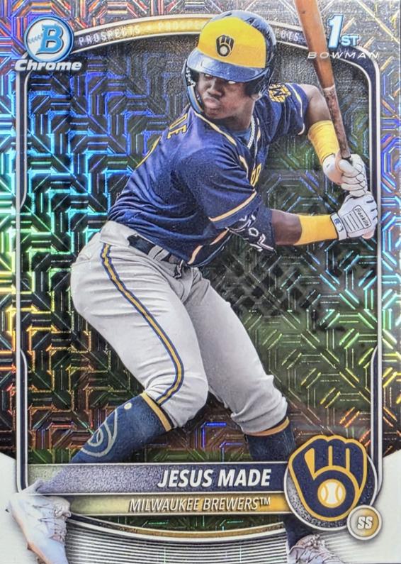 2025 Bowman Chrome Prospects Jesus Made [Speckle] #BCP-50 card