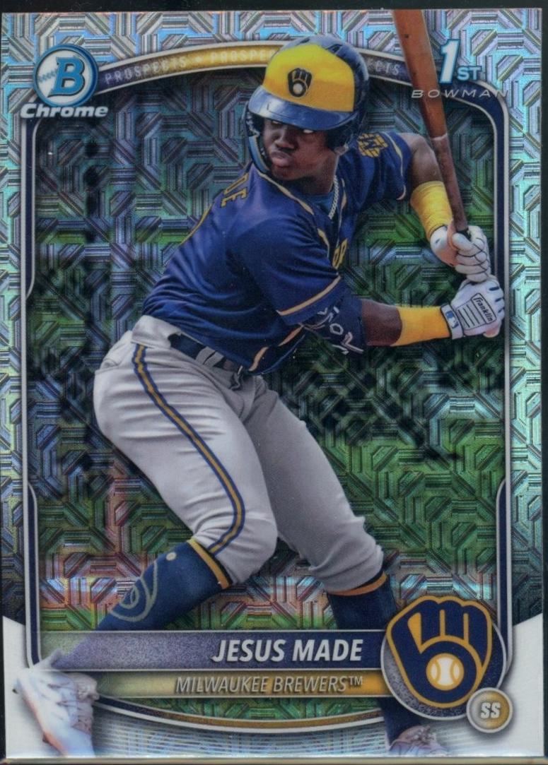 2025 Bowman Chrome Prospects Jesus Made [Yellow Mega] #BCP-50 card