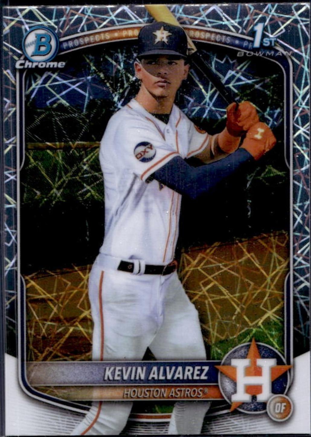 2025 Bowman Chrome Prospects Kevin Alvarez [Laser Refractor] #BCP-227 card