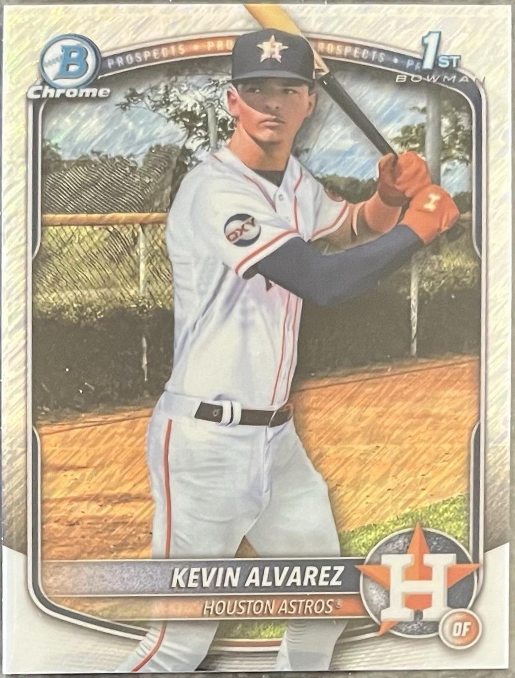2025 Bowman Chrome Prospects Kevin Alvarez [Shimmer] #BCP-227 card